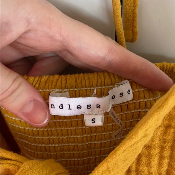 Endless Rose Mustard Yellow Sundress - Picture 6 of 8